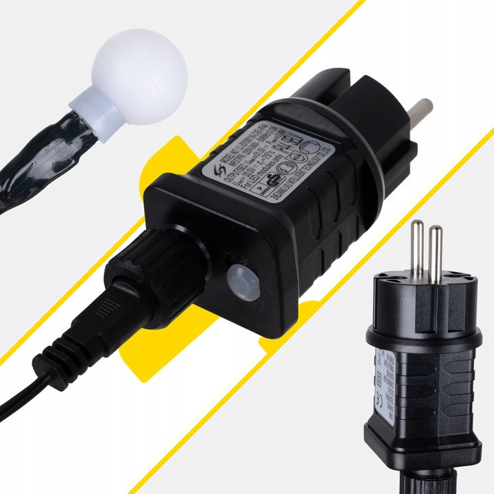 Світлодіодна гірлянда кульові вогні 300 LED 30 метрів Izoxis (26264) Теплий білий Нововолинськ - фото 3