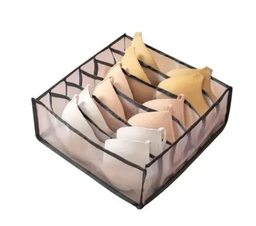 Прозорий органайзер — кармашки для білизни та шкарпеток, 7 комірок (20*24*35sм) Полтава - фото 1