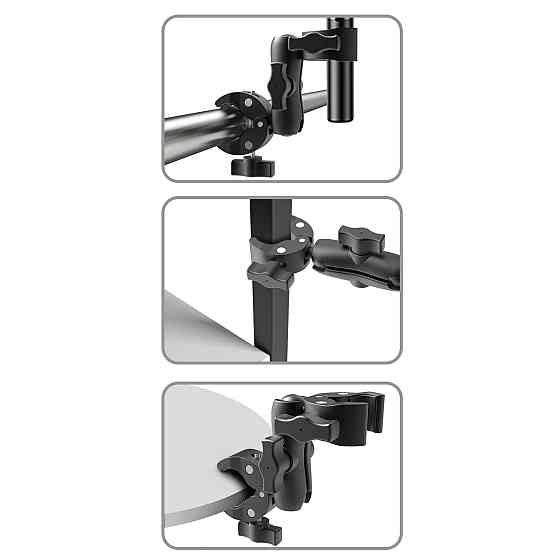 Краб подвійний кріплення на трубу із шарніром AC Prof GP428C-2 Київ