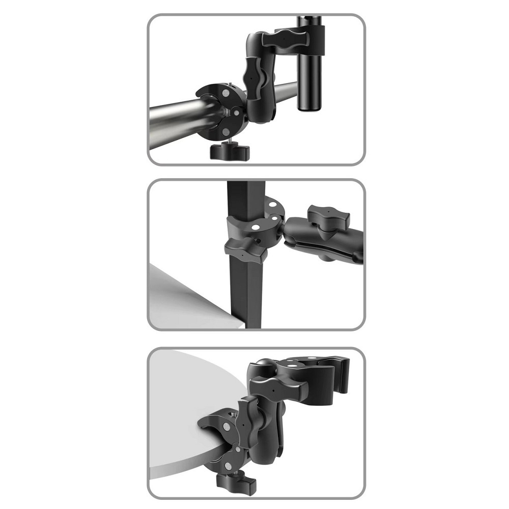Краб подвійний кріплення на трубу із шарніром AC Prof GP428C-2 Київ - фото 3