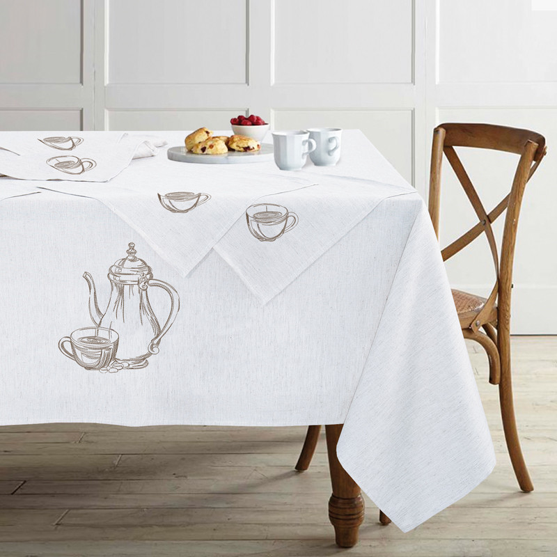 Набір скатертина льон + серветки Київ - фото 1