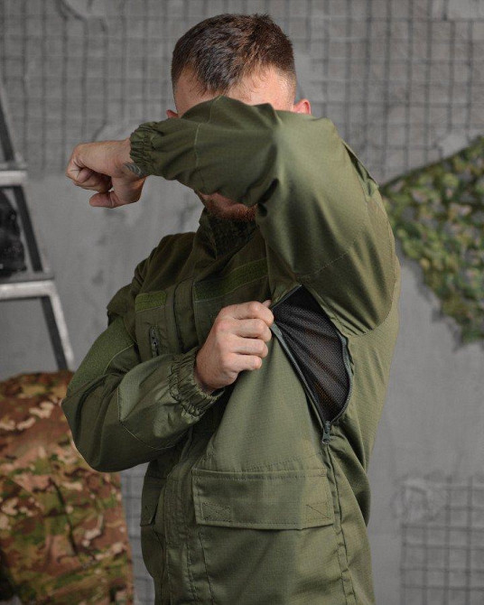 Тактическая  куртка кайот mansory олива  НП4884 Одесса - изображение 5