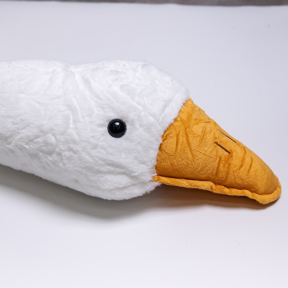 Мягкая игрушка-подушка с пледом внутри Гусь-обнимусь 135 (см) игрушка плед 3 в 1 детский плюшевый плед Белый 520-6W SBR Киев - изображение 6