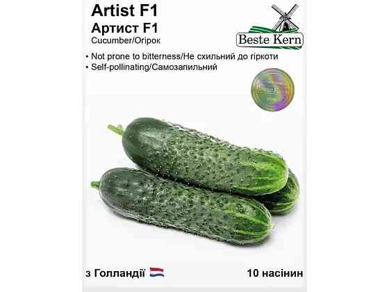 Огірок Артист F1 (10 насінин)/(5 пачок в упаковці) ТМ Beste Kern Київ