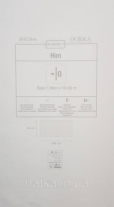 Шпалери вінілові на флізеліні гарячого тиснення DU&KA Him 1.06х10 однотонні тонкі смужки рожеві з глянцем Київ - фото 3