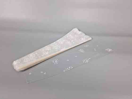 Упаковка конус под цветы h50/ 6низ/15верх(100 шт) узор Лилии 147 (1) (100 шт) Харьков