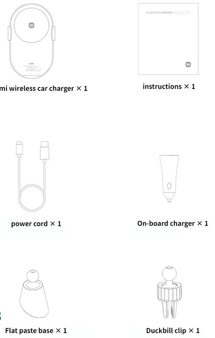 Автомобільний тримач для смартфона Xiaomi Mi Wireless Charger Car 30W. Харків - фото 3