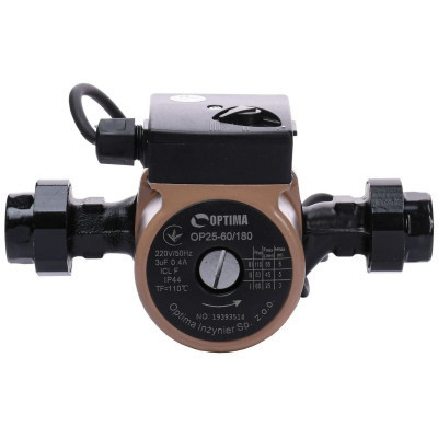 Циркуляційний насос Optima OP25-60-180, G 1 1/4", 10 бар, 180мм, 110Вт, 230В (8158) Вінниця - фото 1