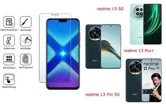 Защитное стекло NeoGlass для Realme 13+ – ультрапрозрачное и устойчивое Киев