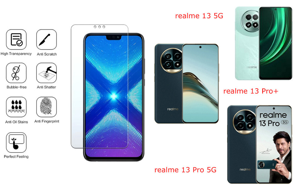 Защитное стекло NeoGlass для Realme 13+ – ультрапрозрачное и устойчивое Киев - изображение 4