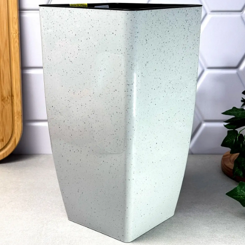 Вазон Квадро 22*22*41,5см Stone (світлий бетон) Алеана Житомир