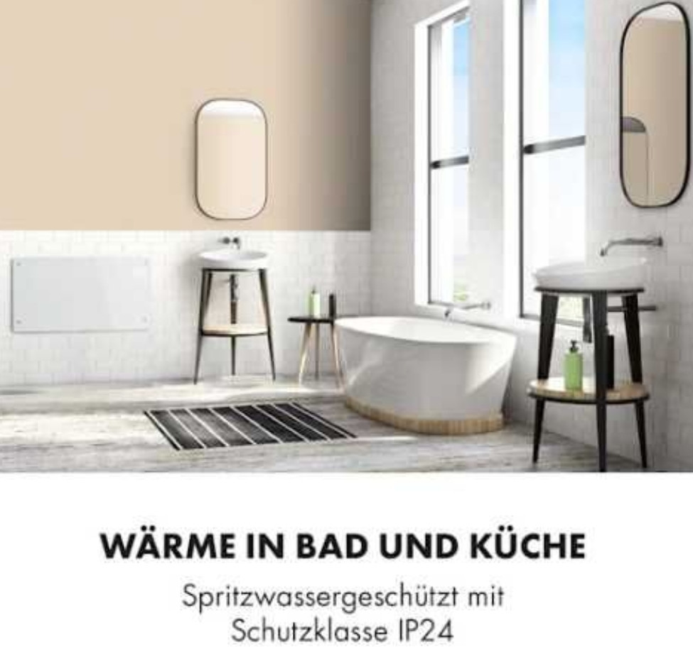 Изогнутый  сенсорный конвектор обогреватель Klarstein Киев - изображение 4