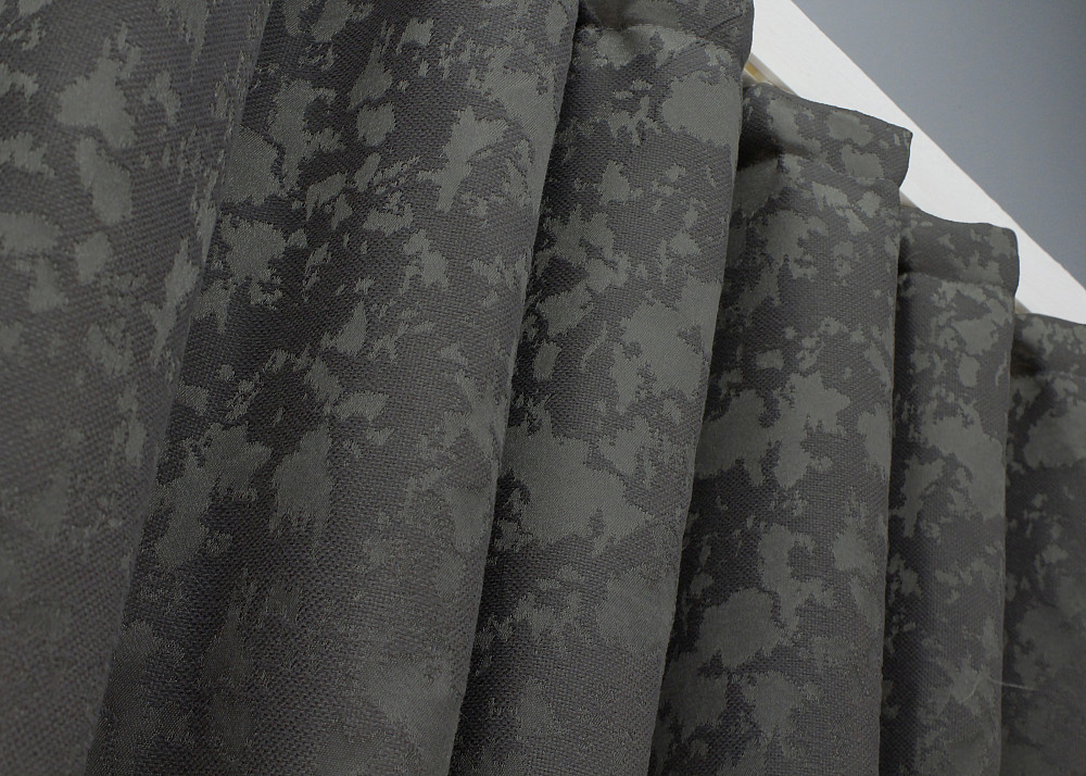 Комплект коротких штор VR-Textil Лен мрамор Pavliani ХО № 1267ш 130х170 см 2 шт Серо-коричневый (35-0108) Киев - изображение 5