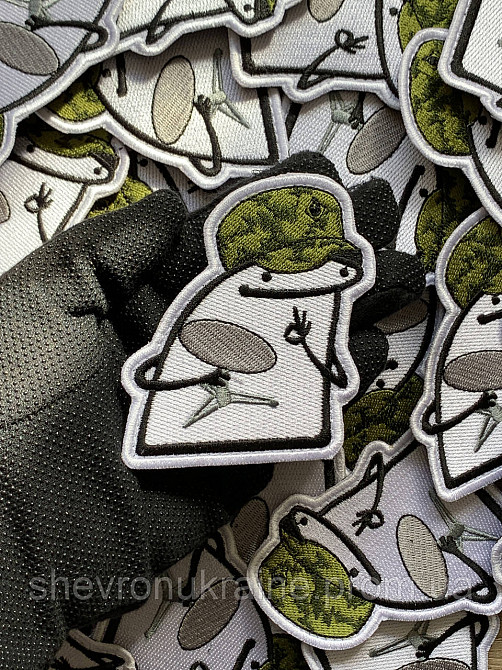 Шеврон флорк связист (Форма контурная. На липучке) Размер 9x7.7см Киев - изображение 6