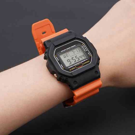 Ремінець для Casio G-Shock DW-6900 Orange BK SBR Київ