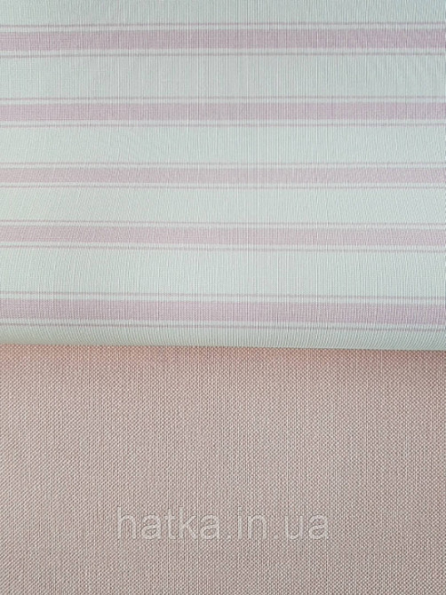 Шпалери вінілові на флізеліні AdaWall Ada Kids метрові дитячі смуги широкі вузькі рожеві Київ - фото 2