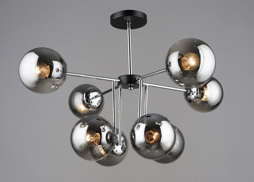 VALESO Люстра K2307/8 Чорний + Хром Коломыя - изображение 1