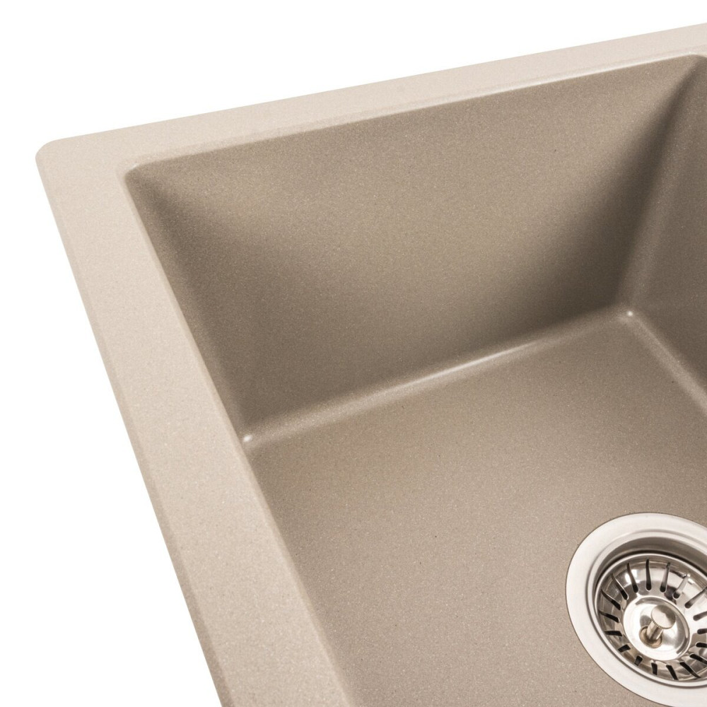 VALESO Гранітна мийка для кухні VALESO ARIA 5851 матова Титан Киев - изображение 2