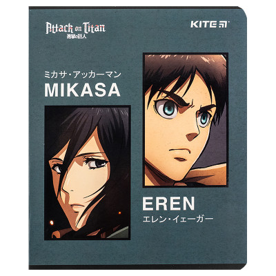 Зошит Kite Attack on Titan, 24 аркуші, лінія (AT24-239) Вінниця - фото 4