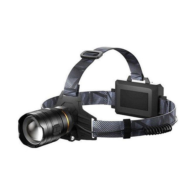 Налобний ліхтар BL-8075-2-GT100 zoom + microUSB + 2х18650 (4 режими) Вінниця - фото 1