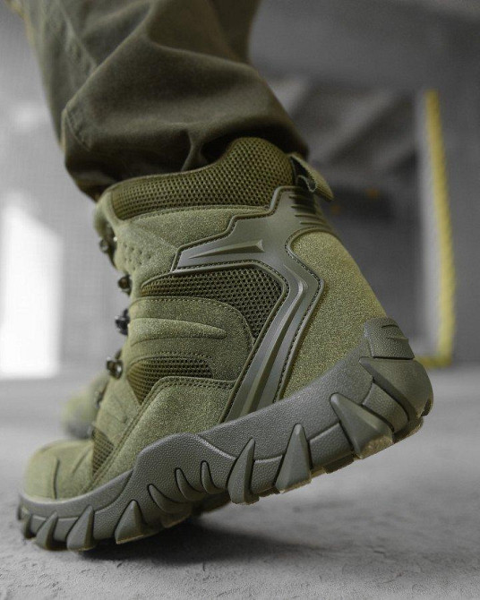Демісезонні тактичні туфлі Lexer олива ВТ4004 Одеса - фото 11