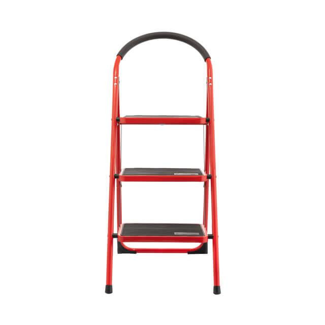 Драбина сталева, 3 сходинки, 380×260 мм, висота: 1131 мм, висота до платформи: 729 мм INTERTOOL LT-0037 Київ - фото 4