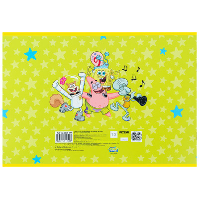 Альбом для рисования Kite SpongeBob SquarePants, 12 листов (SB25-241) Винница - изображение 10
