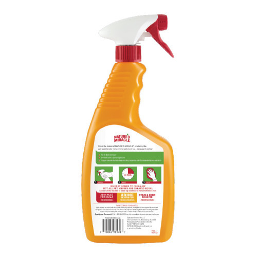 Засіб 8in1 Nature s Miracle Cat Orange Oxy Spray для усунення плям і запахів від котів 709 мл Київ - фото 2