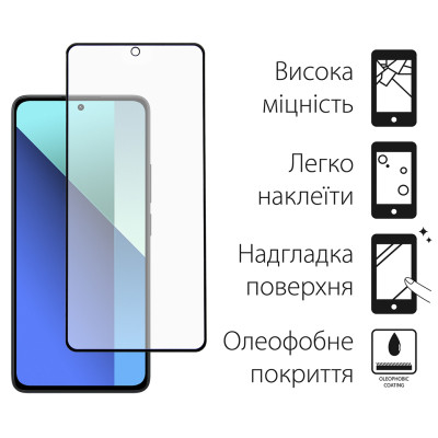 Стекло защитное Dengos Xiaomi Redmi Note 13 Pro 5G 2pcs kit (DG-TG2P-45) Винница - изображение 2