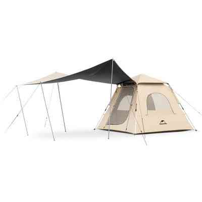 Намет тримісний Naturehike CNK2300ZP014 з навісом, бежевий Київ