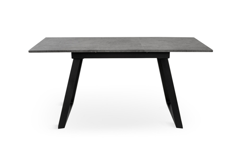 Стіл Хьюстон 130(+40)*77 чорний метал/мрамор темн Київ - фото 6