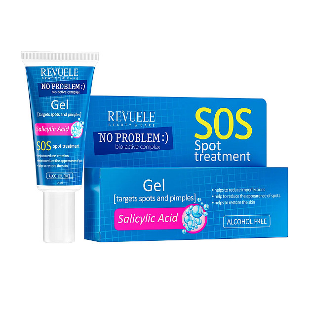 Гель з саліциловою кислотою від прищів No Рroblem Revuele 25 мл Київ - фото 1