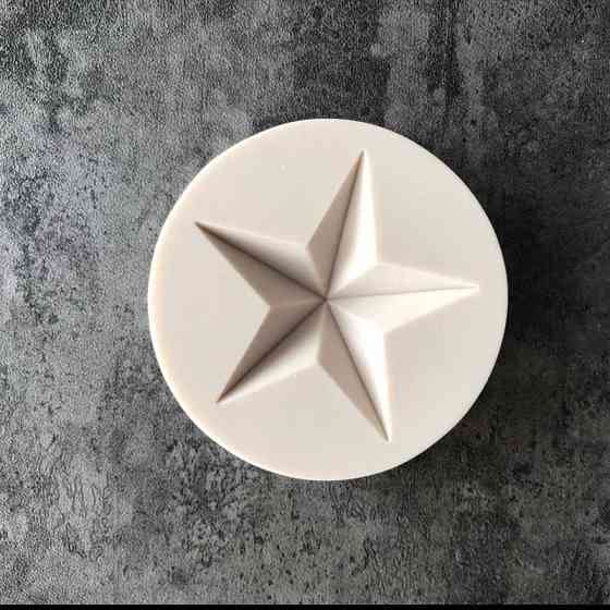 Молд кондитерский Звездочка 65 мм бежевый Киев