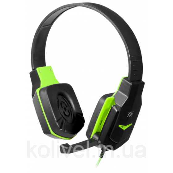 Ігрова гарнітура Defender Warhead G-320 чорно-зелена (64032) Киев