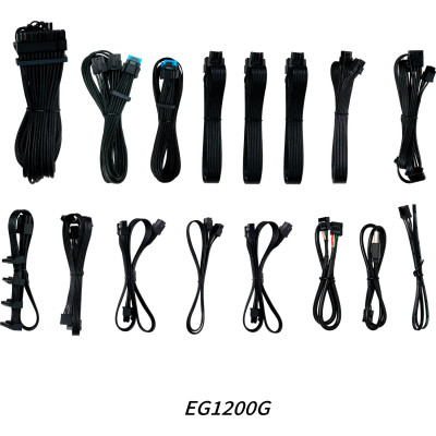 Блок питания Lian Li 1200W EDGE GOLD Black (G9P.EG1200G.BH00.EU) Винница - изображение 7