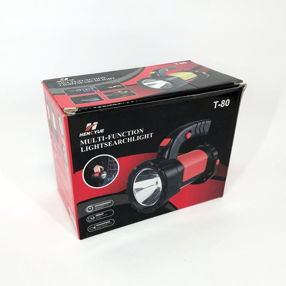 Ліхтарик світлодіодний для туриста T80C-5W+COB, Портативний акумуляторний ліхтар AP-791 для кемпінгу Київ - фото 2