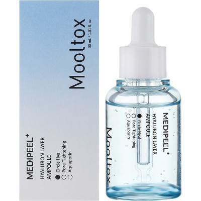 Сыворотка для лица Medi-Peel Mooltox Hyaluron Layer Ampoule 30 мл (8809941820904) Винница - изображение 2