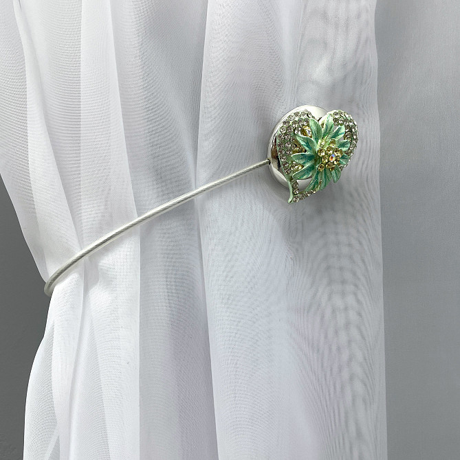 Магніти для штор та гардин "Amour" набір 2 шт М'ятний (81-211) Київ - фото 3