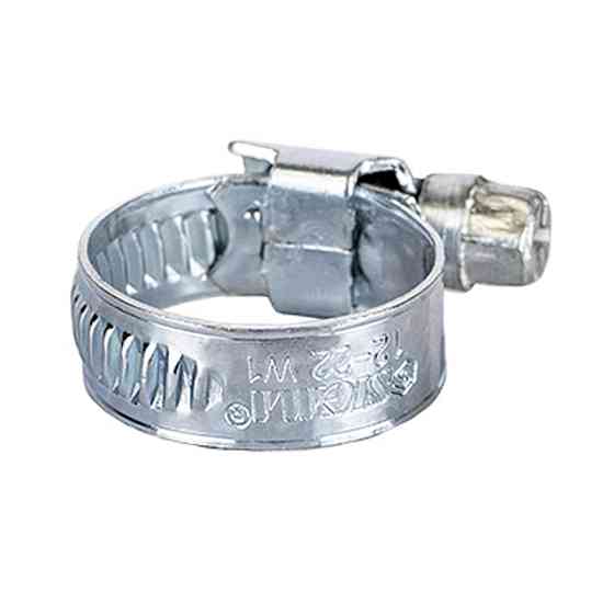 Хомут черв'ячний оцинкований 9 мм D12-22мм 25шт SIGMA (2511031) Київ