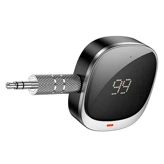 Bluetooth-ресивер HOCO E80 Travel car AUX BT receiver Black (6942007618908) Київ