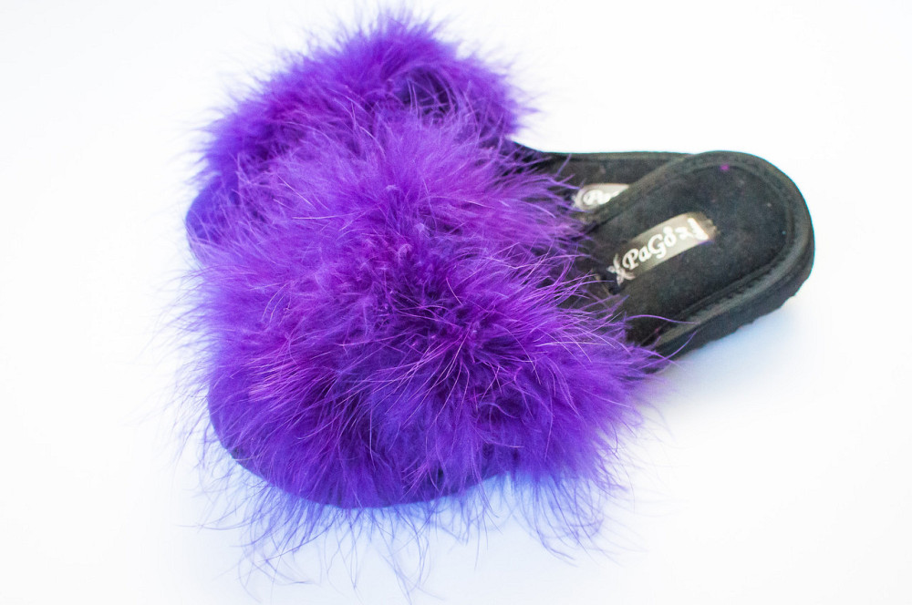 Тапочки детские для девочки PaGo Марабу  фиолетовые Одесса - изображение 13