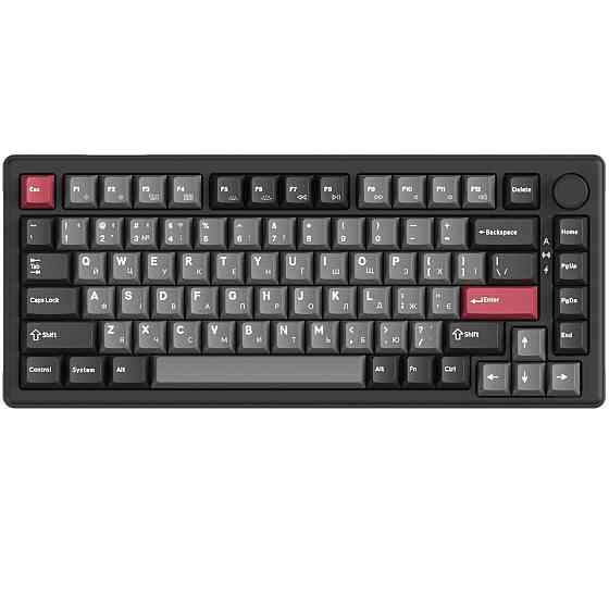 Клавіатура бездротова GamePro Asgard Yord Keychron Super Red Switch Black (MK266BK) ( 12615 ) Харків
