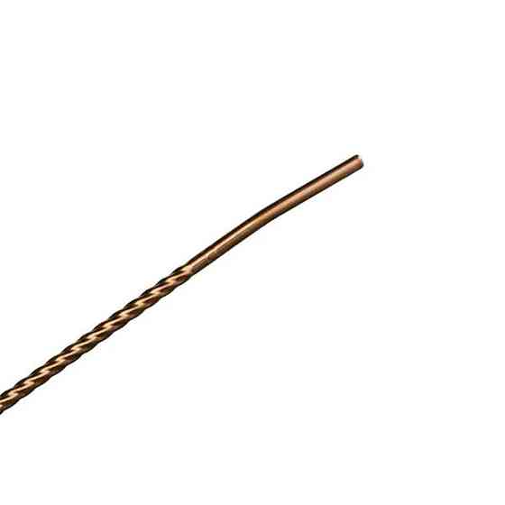 Набір багаторазових ложок-трубочок 6 шт з щіткою, бронзовий Київ