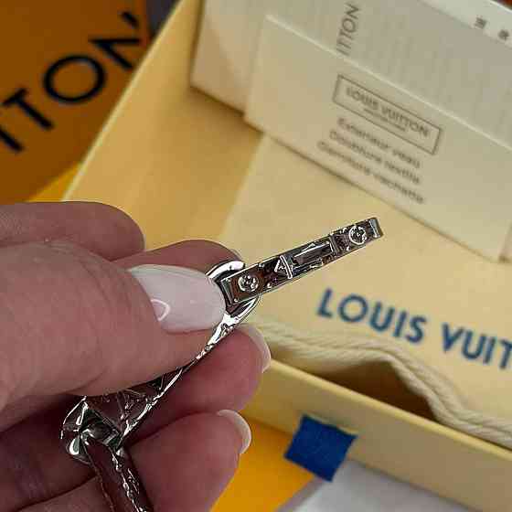 Мужской брендовый браслет Lv, ЛВ (20205) silver Киев