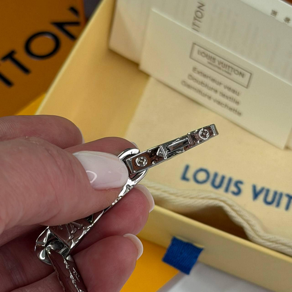 Мужской брендовый браслет Lv, ЛВ (20205) silver Киев - изображение 4
