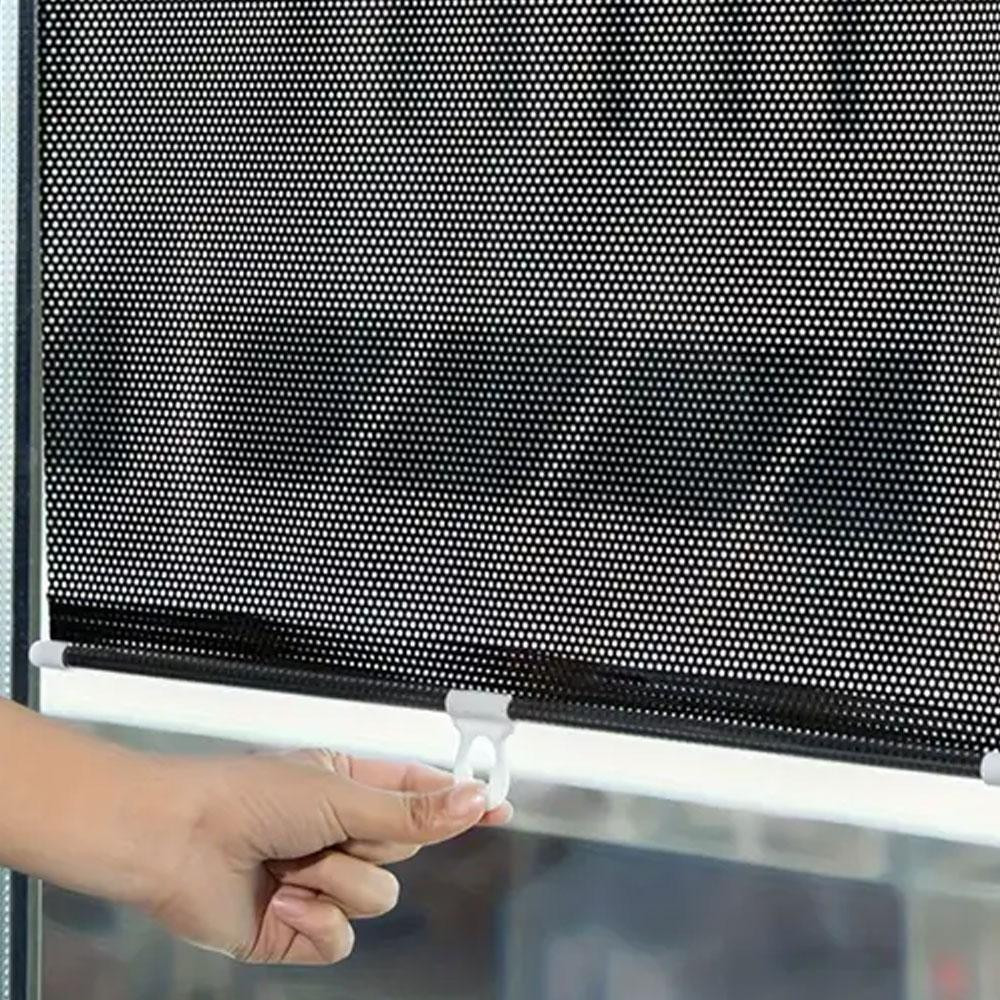 Рулонная солнцезащитная шторка на окно 125х58см,Черная SBR Киев - изображение 6