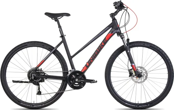 Велосипед Unibike Crossfire Lds Czarno-Czerwony 28 2023 Киев