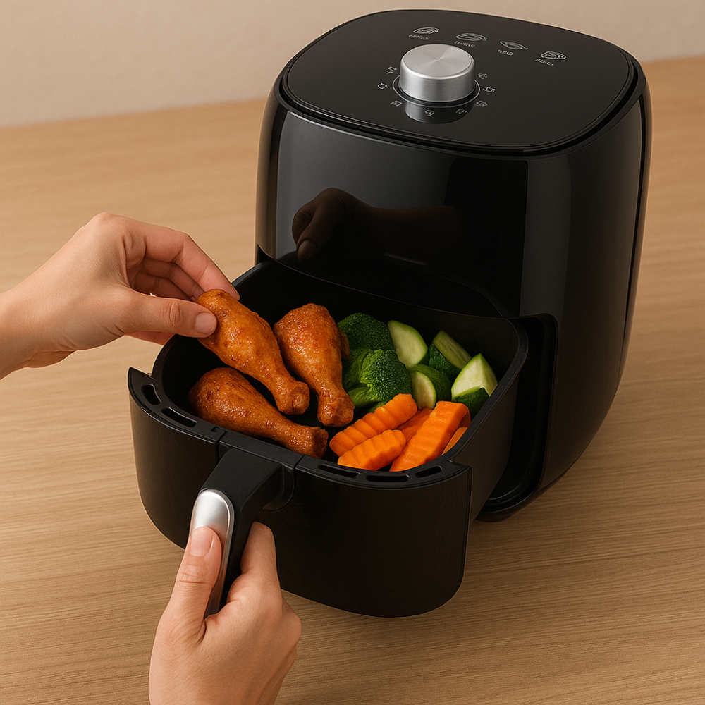 Электрический аэрогриль 2л,Crownberg CB-5540 SBR Киев - изображение 7