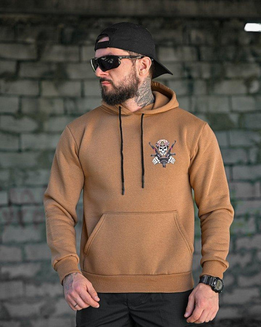 Мілітарі худі на флісі GENESIS Вівезу койот ПП8081 Одеса - фото 2