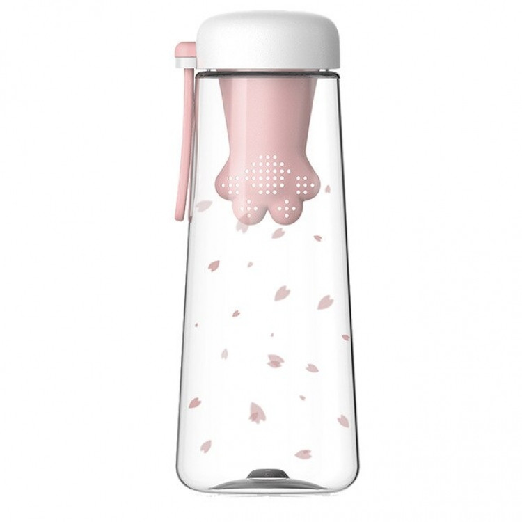 Пляшка для води Лапа (Рожева) Вінниця - фото 1